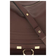 Chloé Bordeaux Marcie Small Shoulder Bag