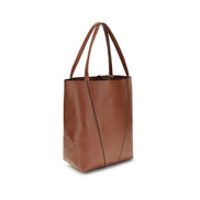Chloé Brown Spin Large Shoulder Bag