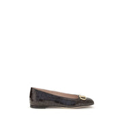 Valentino Garavani Brown Ballet Flats