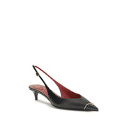 Valentino Garavani Black Mid Heel Pumps