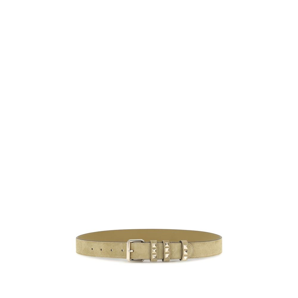 Valentino Garavani Beige Suede Belt