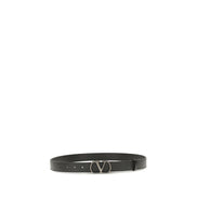 Valentino Garavani Black VLogo Signature Belt