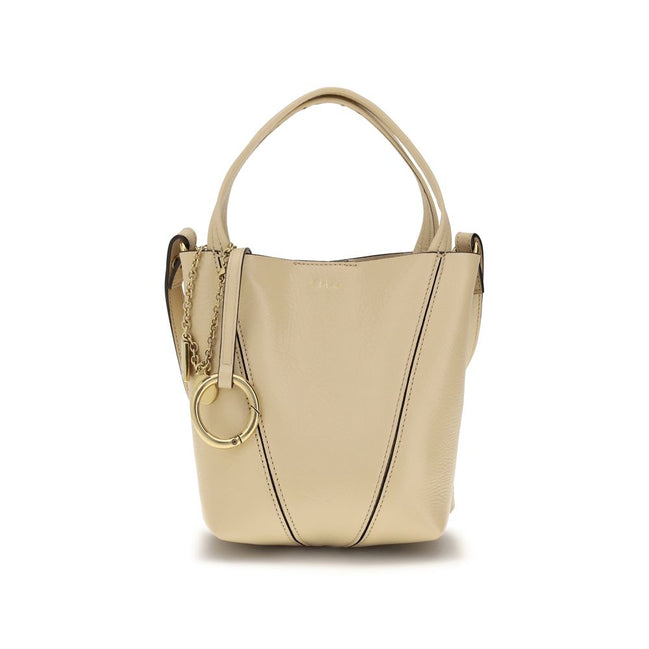 Chloé Beige Spin Shoulder Bag