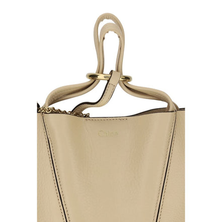 Chloé Beige Spin Shoulder Bag