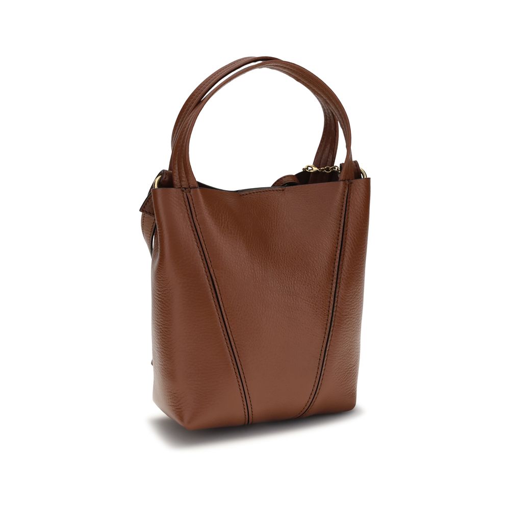 Chloé Brown Spin Shoulder Bag