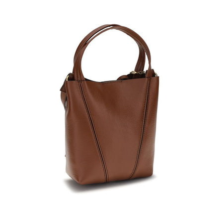 Chloé Brown Spin Shoulder Bag