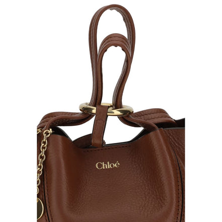 Chloé Brown Spin Shoulder Bag