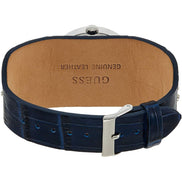 Guess Blue Leather Dress Watch