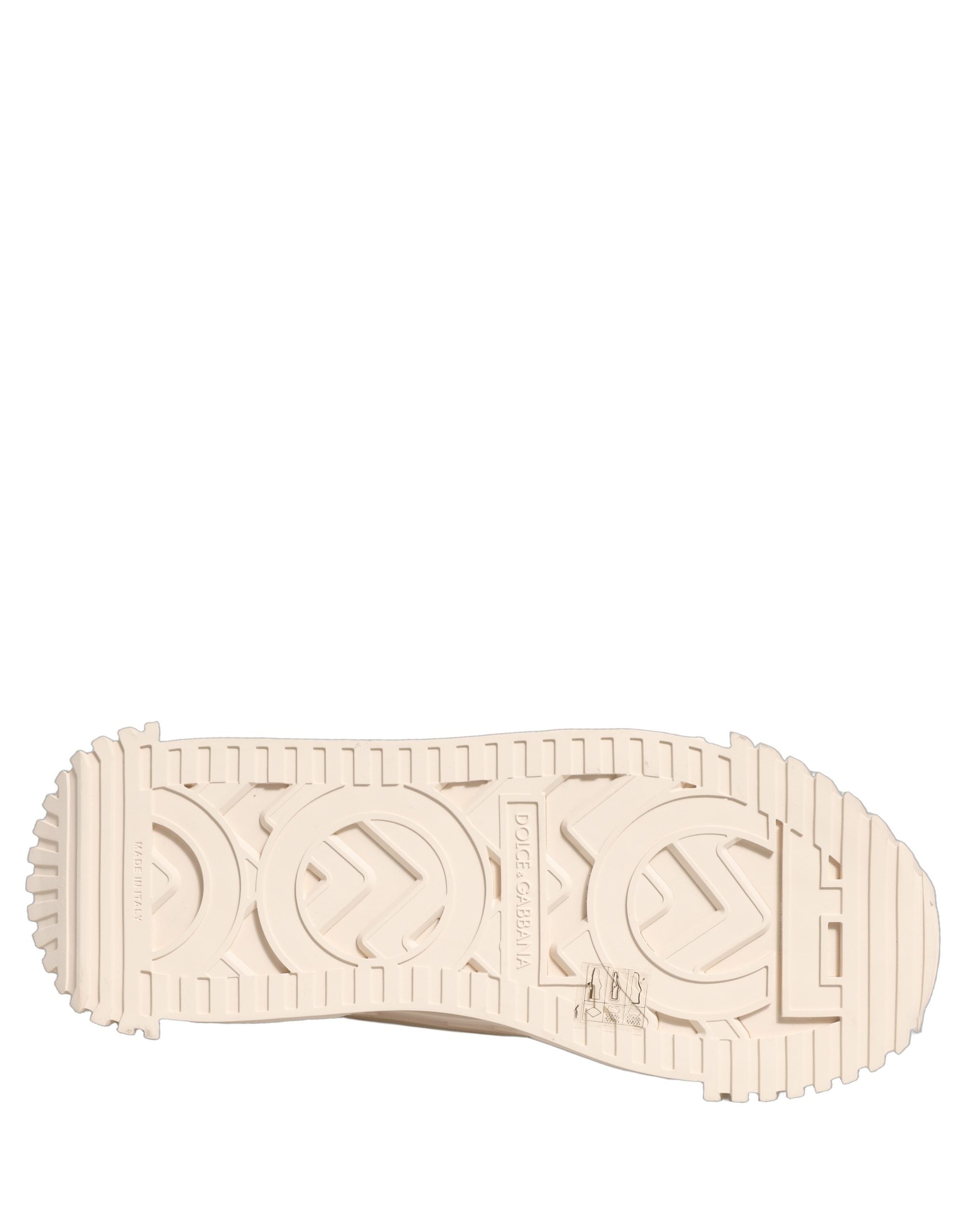 Dolce & Gabbana White Lace NS1 Low Top Sneakers
