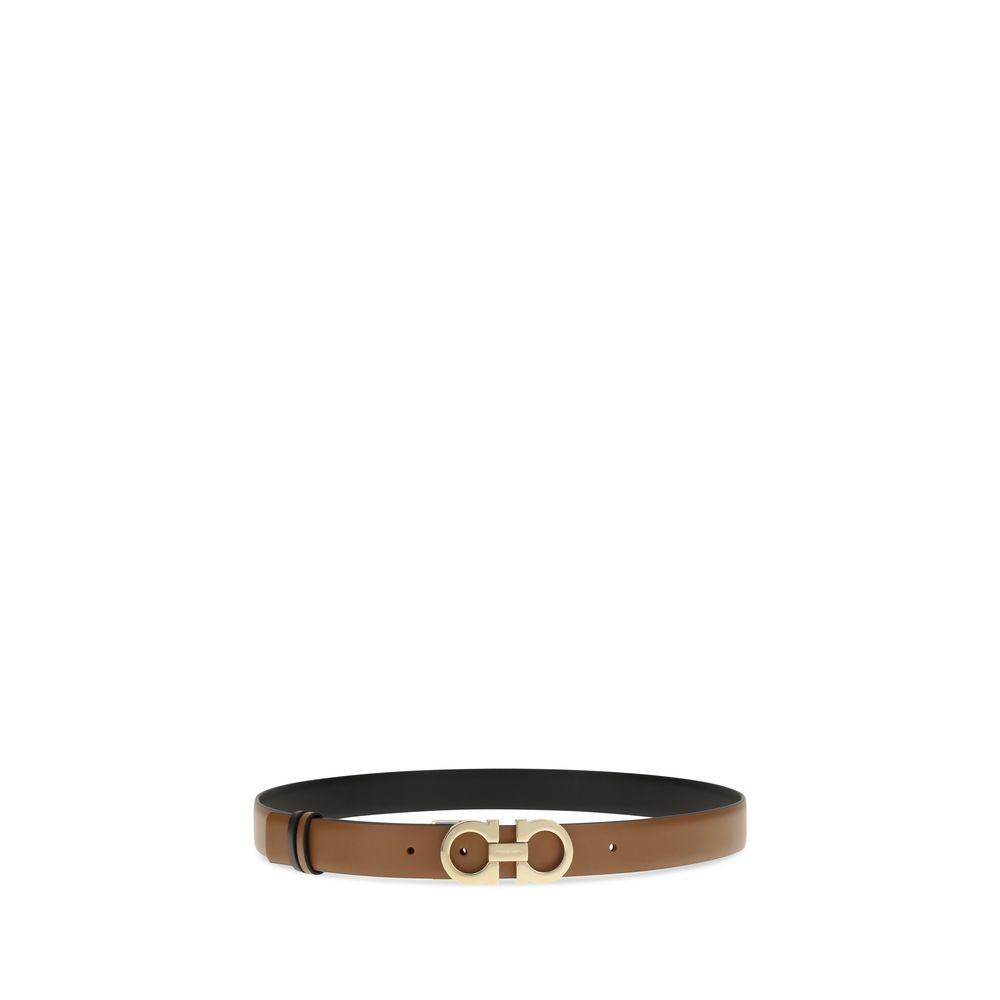Ferragamo Brown Leather Belt