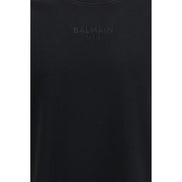 Balmain Black Cotton T-Shirt