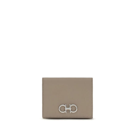 Ferragamo Beige Calf Leather Shoulder Bag