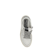 Golden Goose Silver Low Top Sneakers