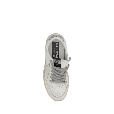 Golden Goose Silver Low Top Sneakers