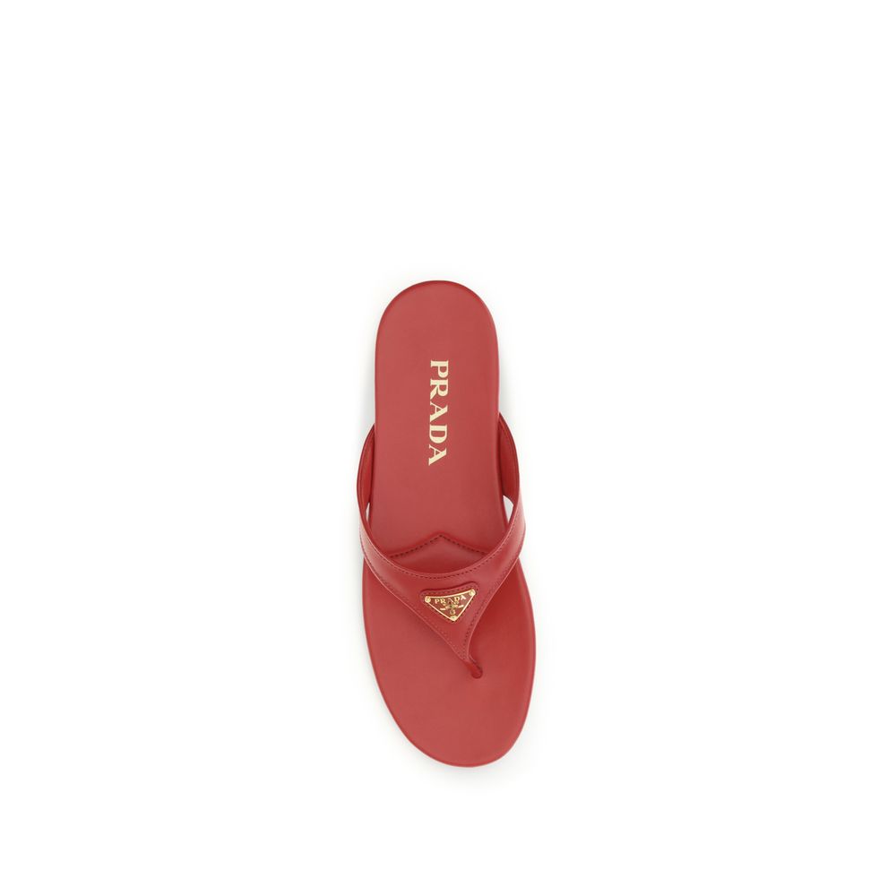 Prada Multicolor Flat Sandals