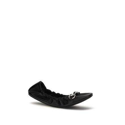 Gucci Black Ballet Flats