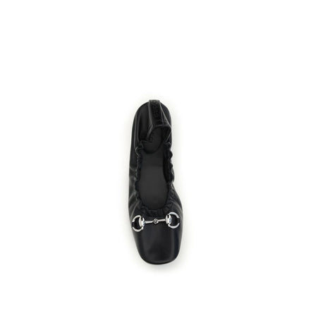 Gucci Black Ballet Flats