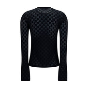 Gucci Black Cotton Long Sleeve T-Shirt