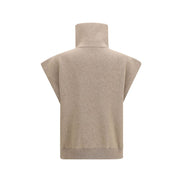 Brunello Cucinelli Beige Cashmere Cardigan