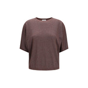 Brunello Cucinelli Purple Cashmere Sweatshirt