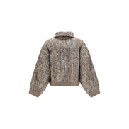 Brunello Cucinelli Beige Mohair Cardigan