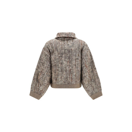 Brunello Cucinelli Beige Mohair Cardigan