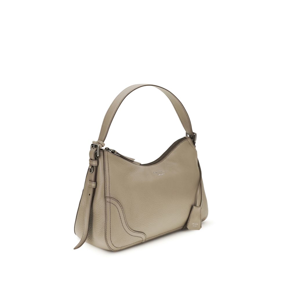Prada Gray Bucket Bag