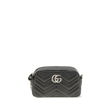 Gucci Black GG Marmont Shoulder Bag
