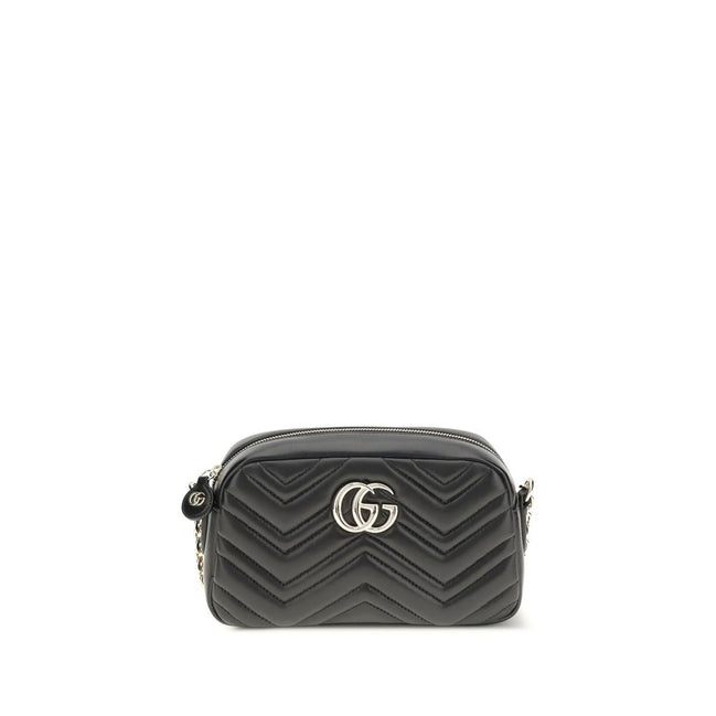 Gucci Black GG Marmont Shoulder Bag
