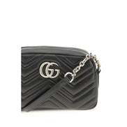 Gucci Black GG Marmont Shoulder Bag