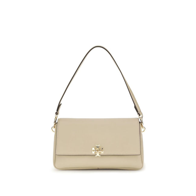 Tory Burch Beige Charlie Small Shoulder Bag