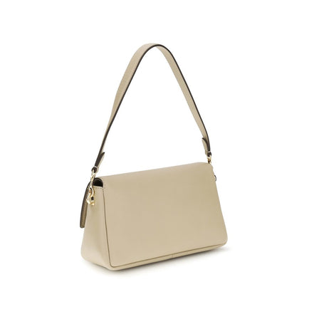Tory Burch Beige Charlie Small Shoulder Bag