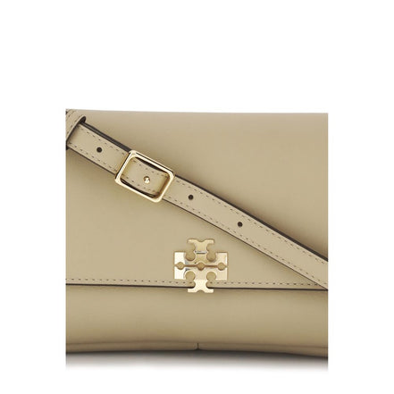 Tory Burch Beige Charlie Small Shoulder Bag