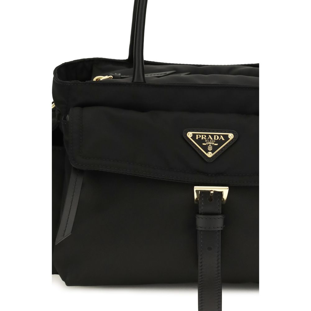 Prada Black Re-Nylon Shoulder Bag