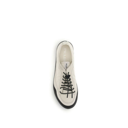 Prada Beige Fabric Athletic Sneakers