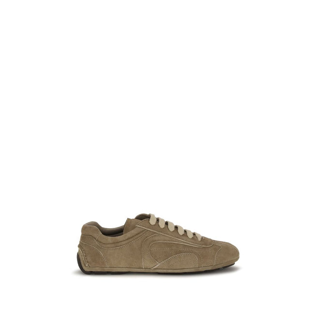 Prada Brown Athletic Sneakers