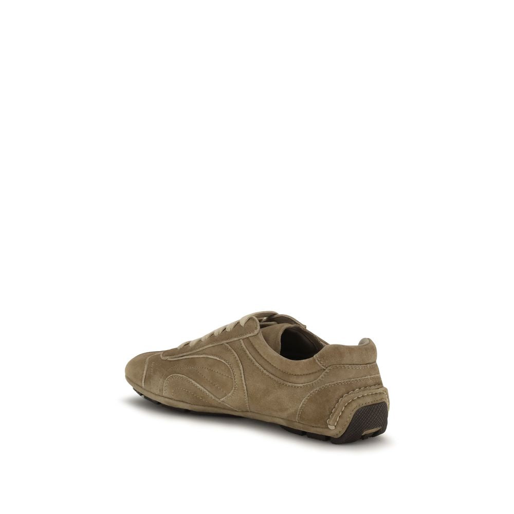Prada Brown Athletic Sneakers