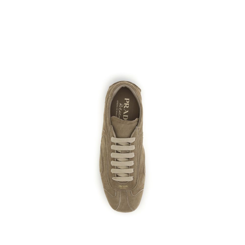 Prada Brown Athletic Sneakers
