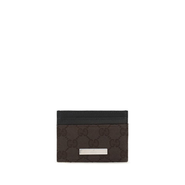 Gucci Brown Fabric Wallet