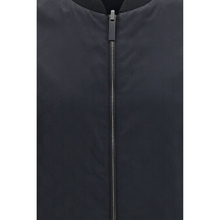 Gucci Black Nylon Bomber Jacket