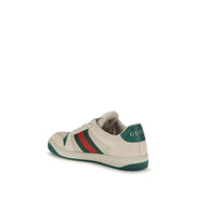 Gucci Beige Fabric Low Top Sneakers