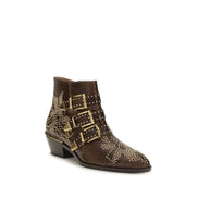 Chloé Brown Ankle Boots