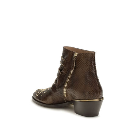 Chloé Brown Ankle Boots