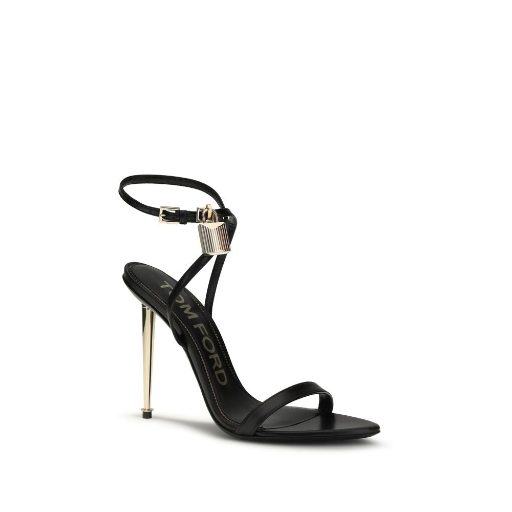 Tom Ford Black Stiletto Heel Sandals