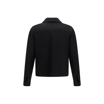 Amiri Black Cotton Full-Length Jacket