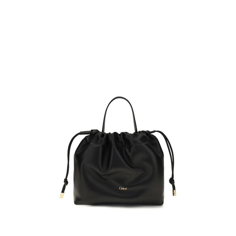 Chloé Black Leather Shoulder Bag