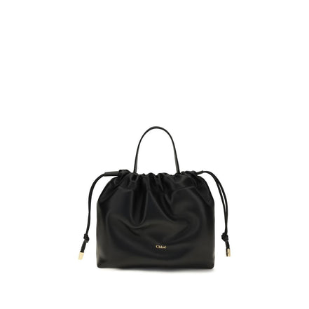 Chloé Black Leather Shoulder Bag