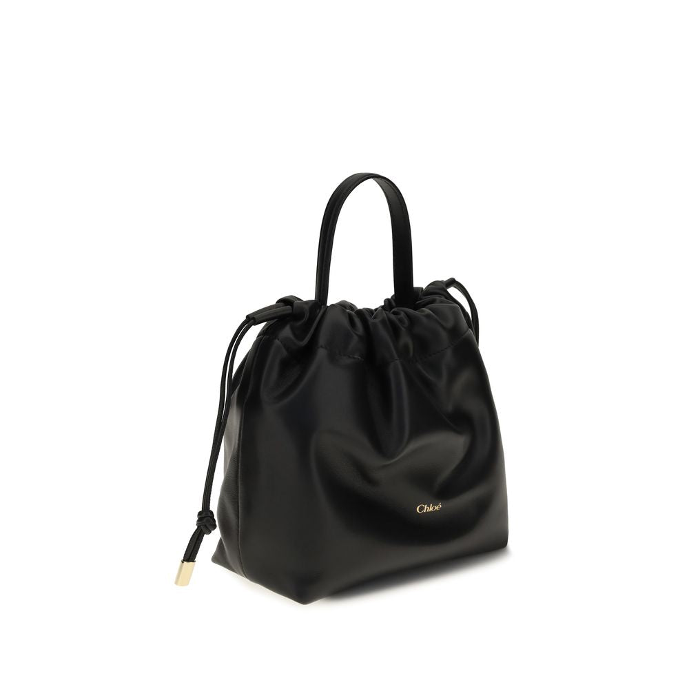 Chloé Black Leather Shoulder Bag
