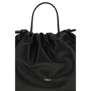Chloé Black Leather Shoulder Bag