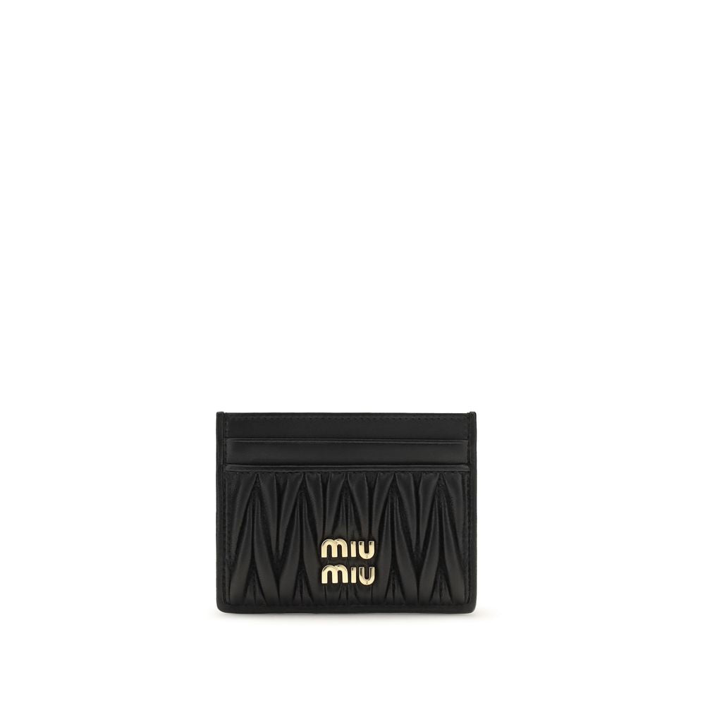 Miu Miu Black Leather Wallet